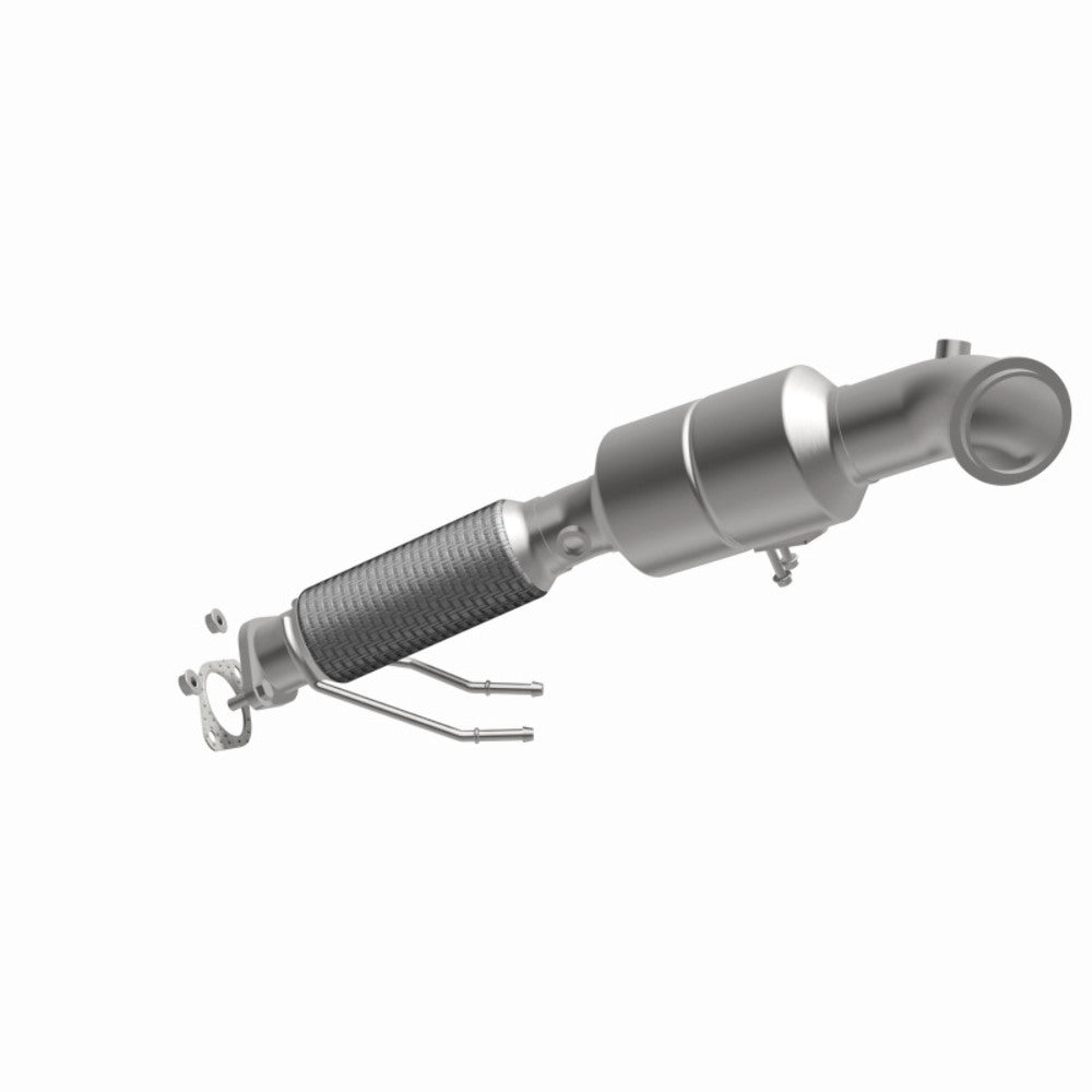 MagnaFlow direct-fit catalytic converter fits 2013-2016 Ford Fusion and Lincoln MKZ, this and 2014 Ford Fusion 2.0L T 2.0L stainless steel CARB compliant OBDII 51339