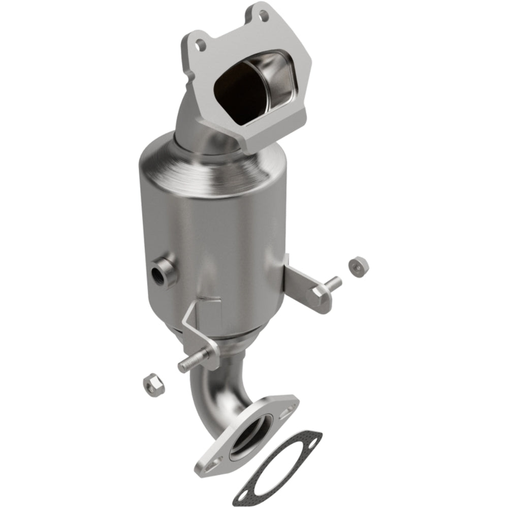 MagnaFlow direct-fit catalytic converter fits 2014-2015 Ram ProMaster 1500, Ram ProMaster 2500, and additional vehicles and 2014- Ram ProMaster 2500 3.6L stainless steel CARB compl