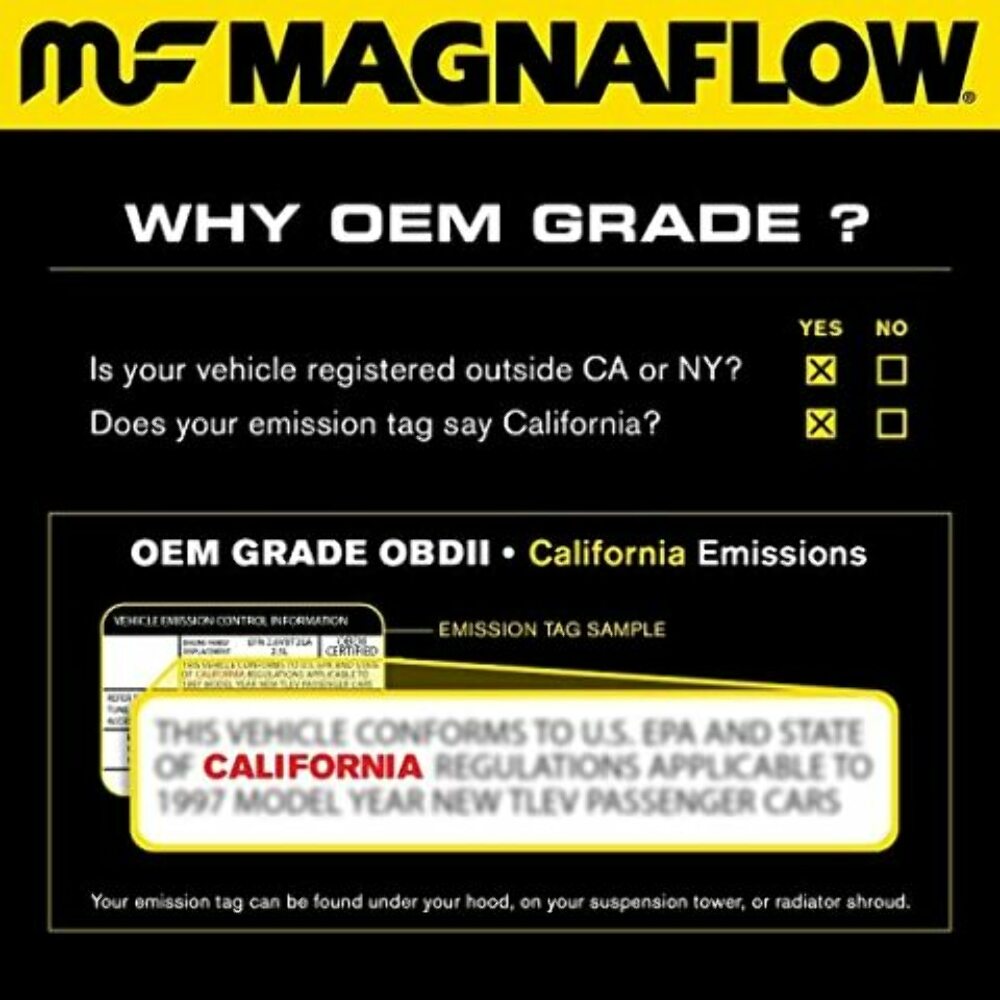 t 2015-19 LandRover Range Rover Sport DirectFit Cat Converter 21-536 Magnaflow MagnaFlow Exhaust Products