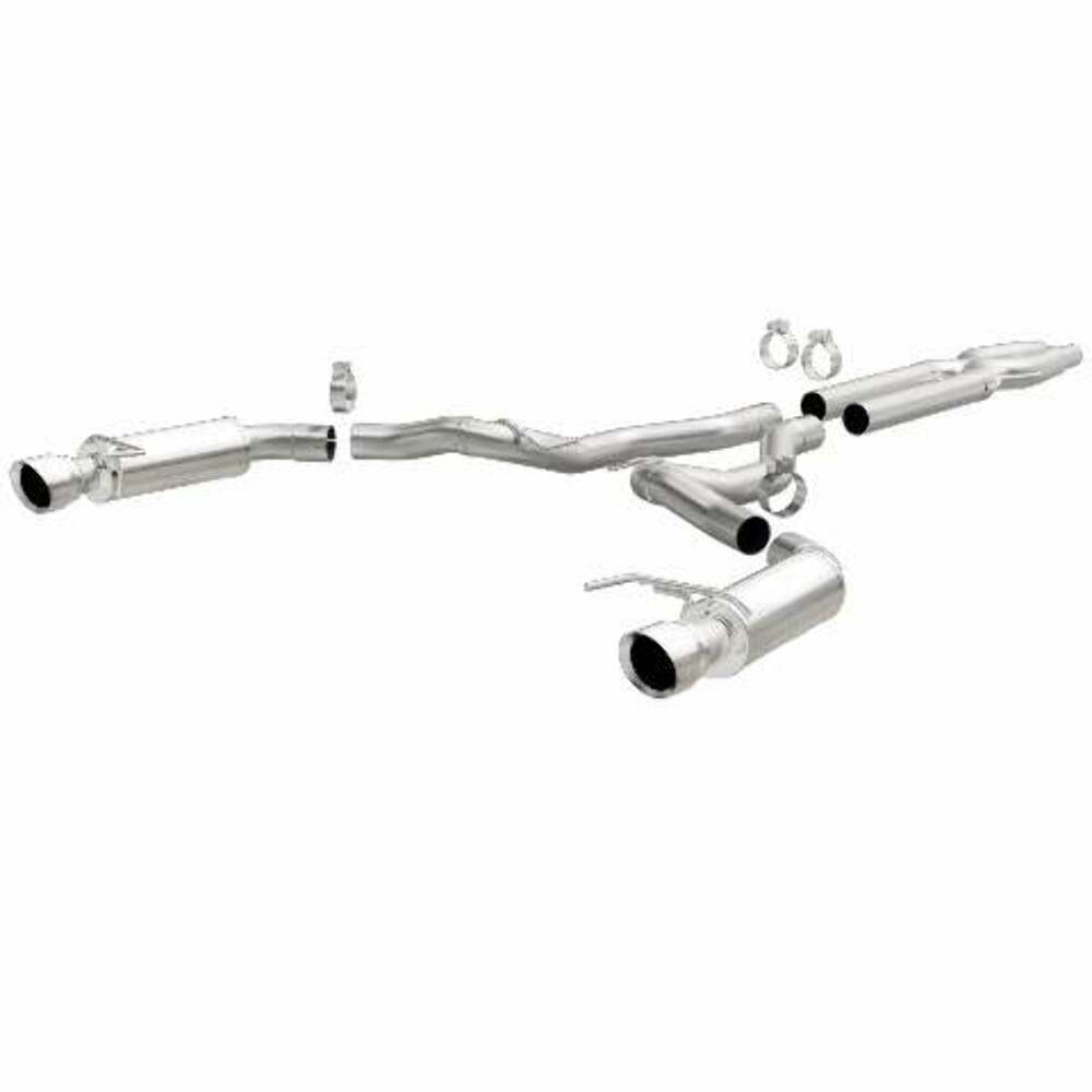 MagnaFlow cat-back exhaust system for 2015-2017 Ford Mustang stainless steel polished 19101