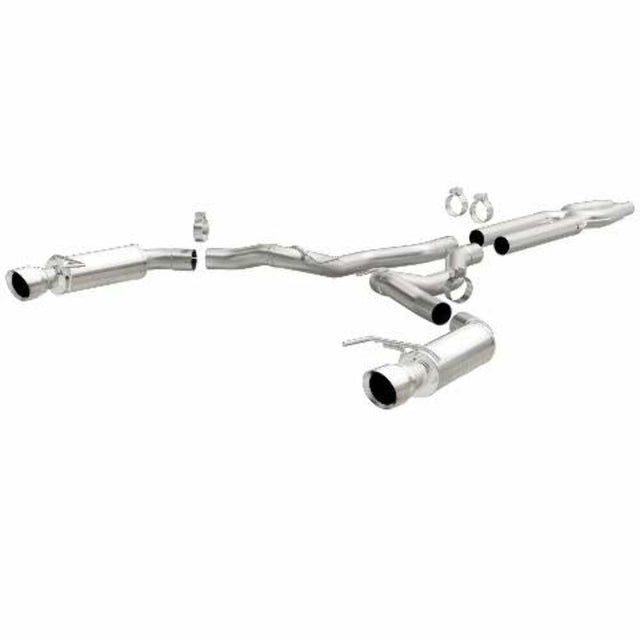 MagnaFlow cat-back exhaust system for 2015-2017 Ford Mustang stainless steel polished 19101