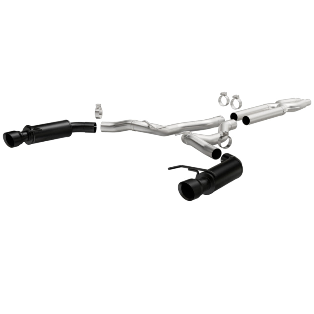 MagnaFlow cat-back exhaust system for 2015-2017 Ford Mustang stainless steel black 19254