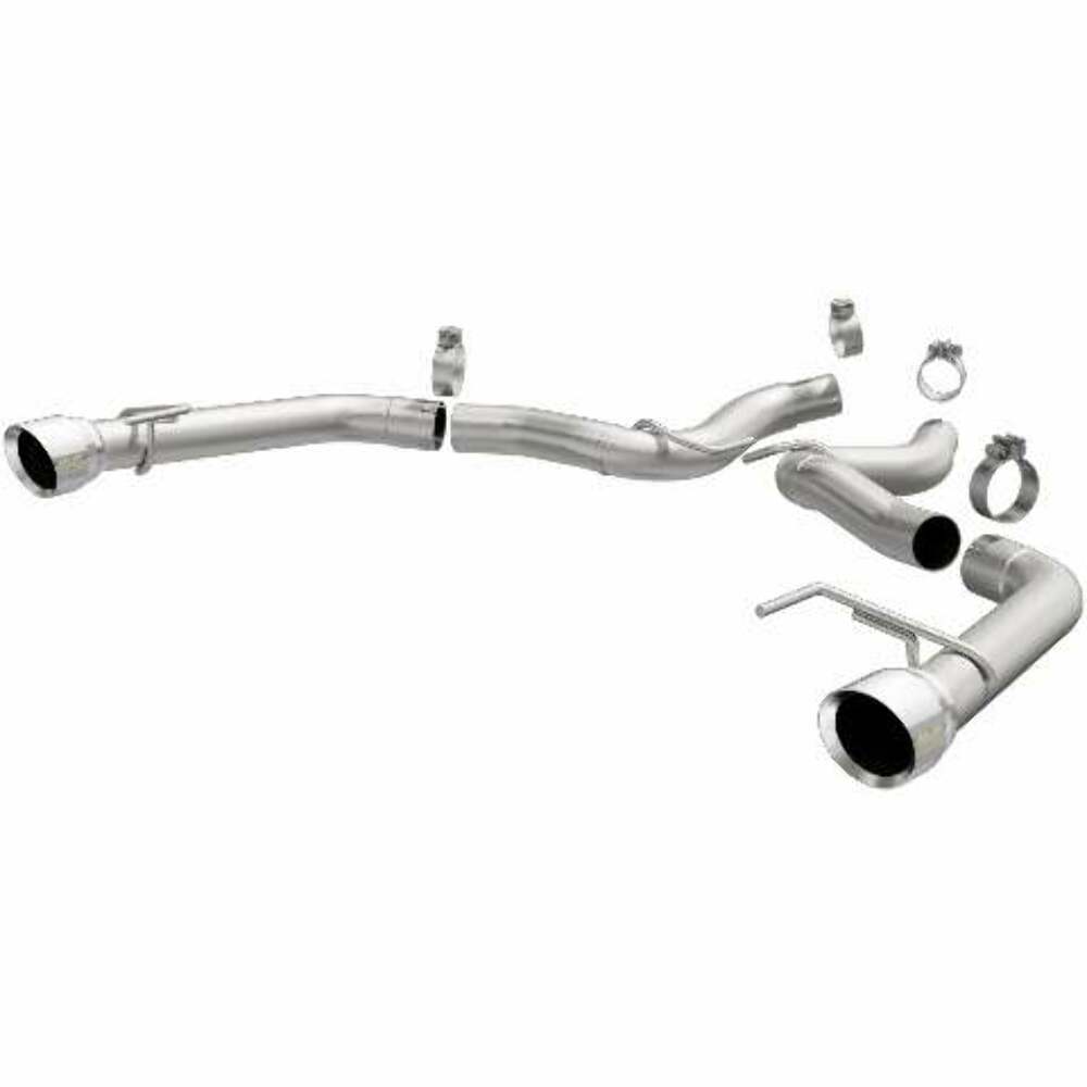 MagnaFlow axle-back exhaust system for 2015-2017 Ford Mustang stainless steel polished 19344