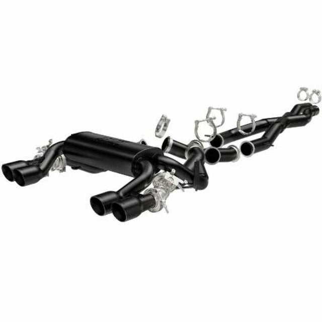 MagnaFlow cat-back exhaust system for 2015-2018 BMW M3 stainless steel black 19187