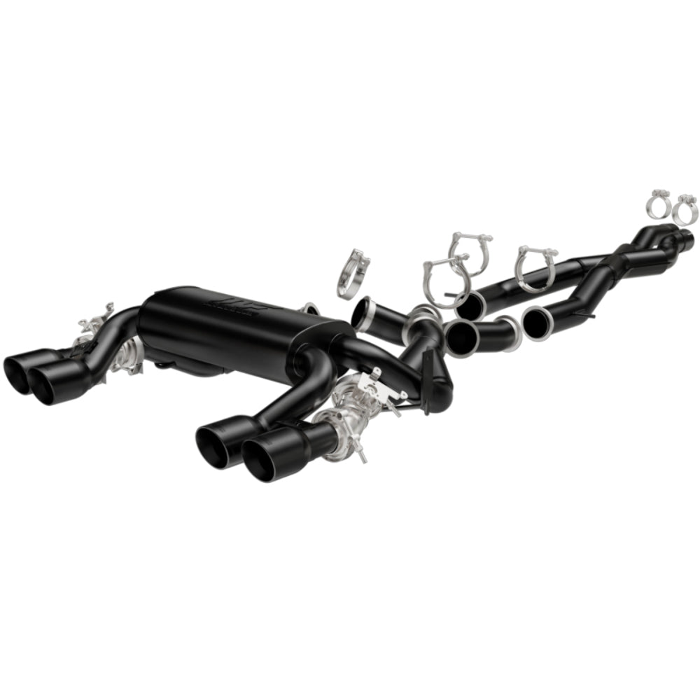 MagnaFlow cat-back exhaust system for 2015-2018 BMW M3 stainless steel black 19187