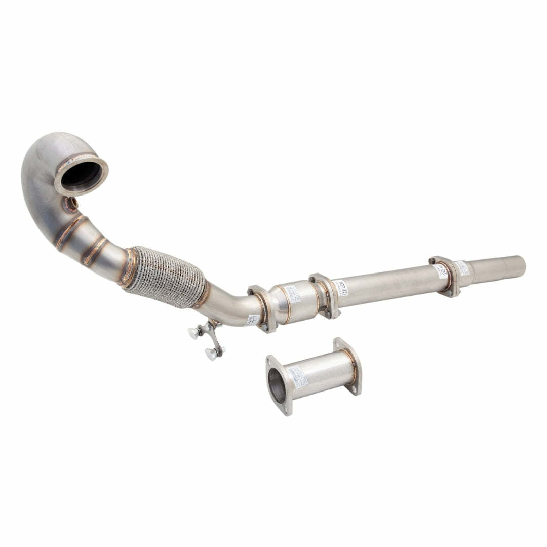 2015-2018 VW Golf GTi Mk7 3' SS Dump Pipe High Flow Cat-Xforce-ES-VW08-KITB