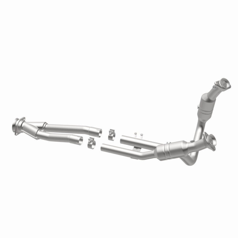 MagnaFlow direct-fit catalytic converter for 2015-2019 Ford 3.5 inch inlet/outlet stainless steel CARB compliant