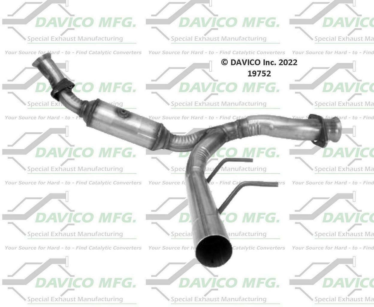 t 2015-2020 Ford F-150 Catalytic Converter19752 Davico Mfg