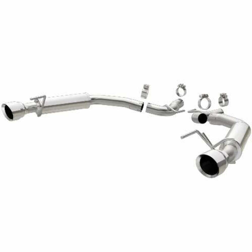 MagnaFlow axle-back exhaust system for 2015-2021 Ford Mustang stainless steel polished 19179