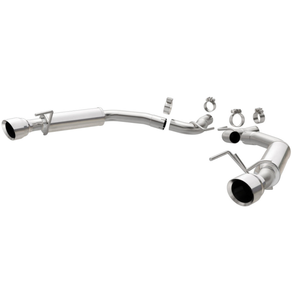MagnaFlow axle-back exhaust system for 2015-2021 Ford Mustang stainless steel polished 19179
