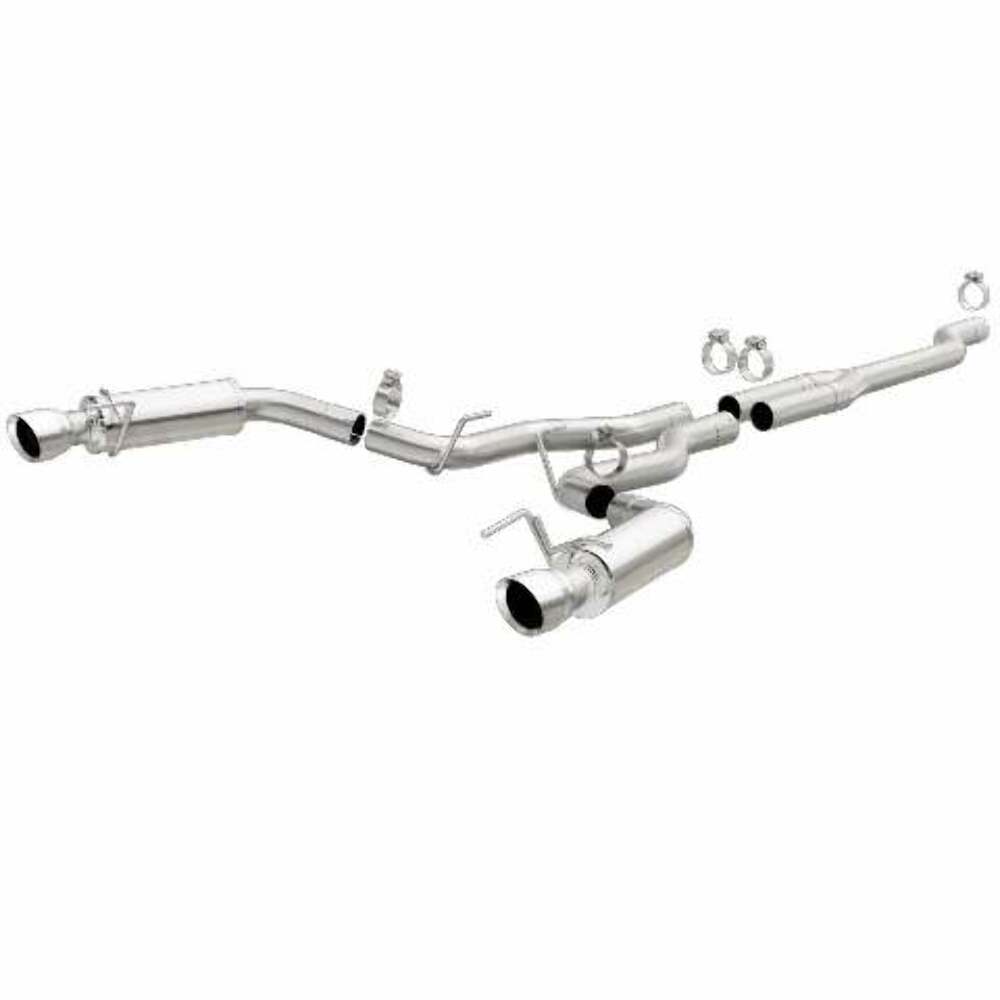 MagnaFlow cat-back exhaust system for 2015-2021 Ford Mustang stainless steel polished 19191