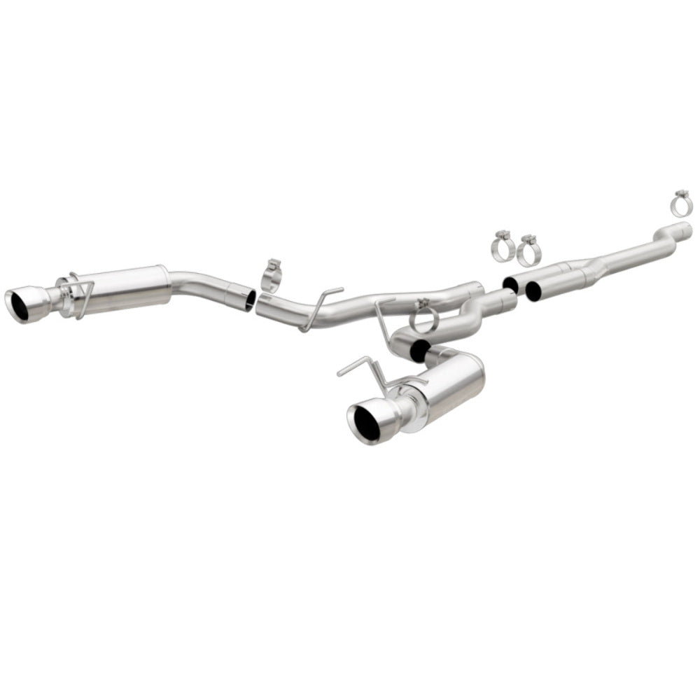 MagnaFlow cat-back exhaust system for 2015-2021 Ford Mustang stainless steel polished 19191
