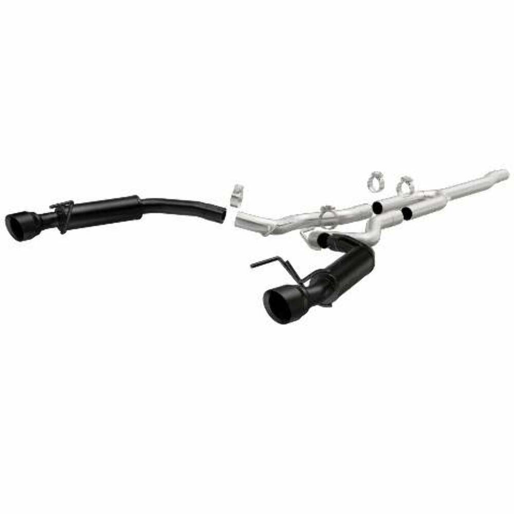 MagnaFlow cat-back exhaust system for 2015-2023 Ford Mustang stainless steel black 19256