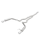 MagnaFlow cat-back exhaust system for 2015-2023 Ford Mustang stainless steel black 19256