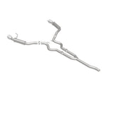 MagnaFlow cat-back exhaust system for 2015-2023 Ford Mustang stainless steel black 19256