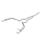 MagnaFlow cat-back exhaust system for 2015-2023 Ford Mustang stainless steel black 19256
