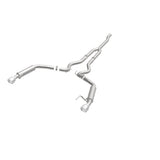 MagnaFlow cat-back exhaust system for 2015-2023 Ford Mustang stainless steel black 19256