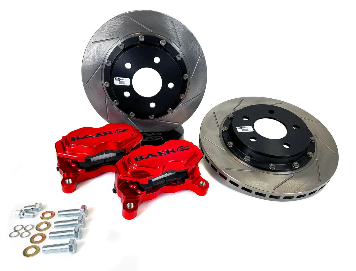 t 2015-2023 Mustang 12in Rear SS4plus 2.0 Drag Race Brake System 4262718C Baer Brakes