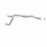 MagnaFlow direct-fit catalytic converter fits 2015-2017 Chevrolet Colorado and GMC Canyon, this and 2015 Colorado 3.6 3.6 inch inlet/outlet stainless steel CARB compliant 52612
