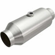 MagnaFlow universal catalytic converter 2.25 inch inlet/outlet stainless steel CARB compliant 5551355