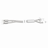 MagnaFlow direct-fit catalytic converter fits 2015 K900 5L stainless steel CARB compliant 52849