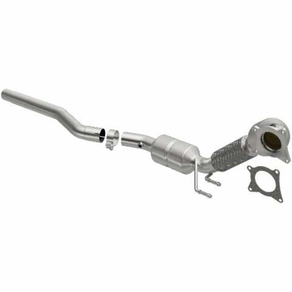 MagnaFlow direct-fit catalytic converter fits 2009-2017 Volkswagen Tiguan, 2015 Audi Q3, and more, this and 2015 Q3 L4 2 stainless steel CARB compliant 52408