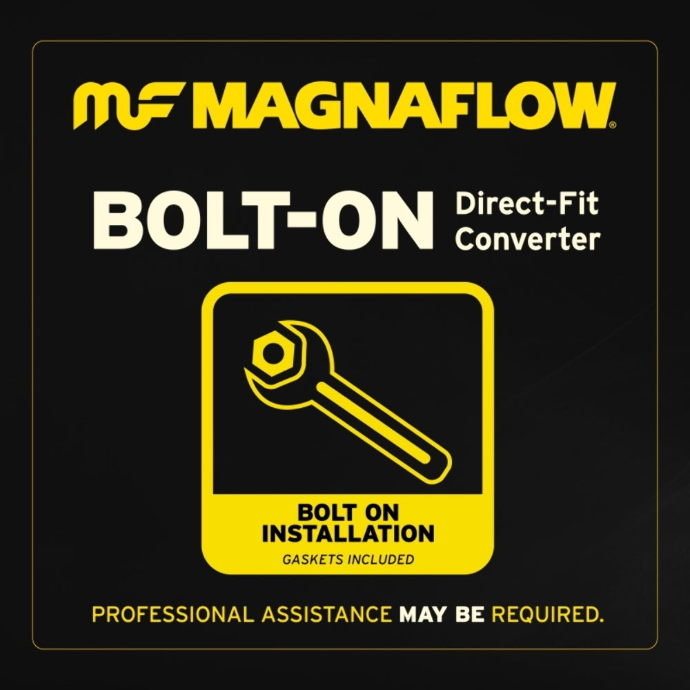 MagnaFlow direct-fit catalytic converter for 2016-2017 Hyundai Sonata stainless steel CARB compliant