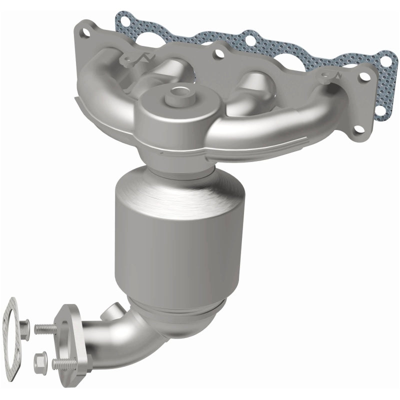 MagnaFlow direct-fit catalytic converter fits 2016 Kia Sorento and 2016 Kia Sportage, this and 2016 Kia Sorento stainless steel CARB compliant