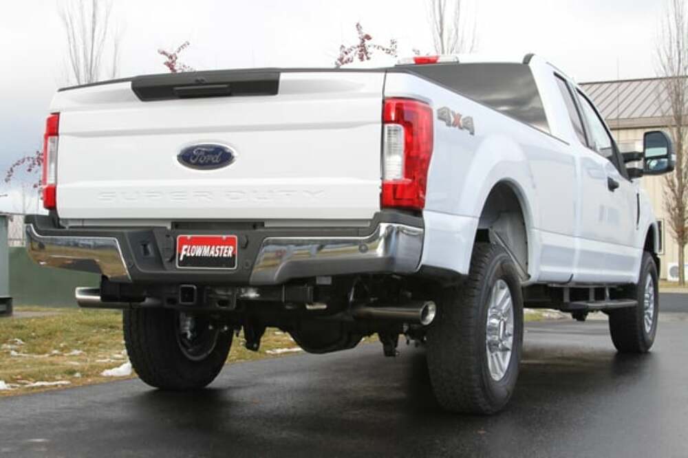 t 2017-2019 Ford F-250 Super Duty Cat-back Exhaust System Flowmaster Force II 8177 Flowmaster