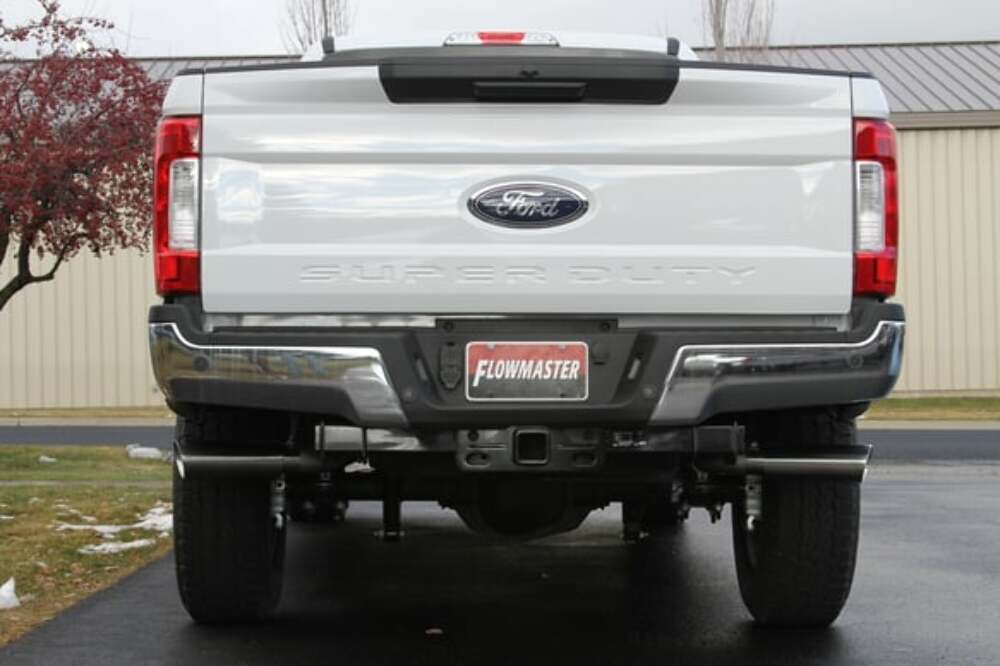 t 2017-2019 Ford F-250 Super Duty Cat-back Exhaust System Flowmaster Force II 8177 Flowmaster