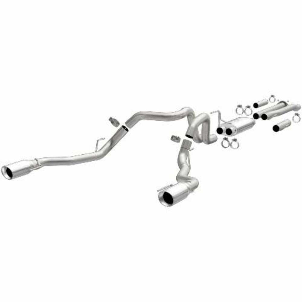 MagnaFlow cat-back exhaust system for 2017-2020 Ford F-150 stainless steel polished 19346
