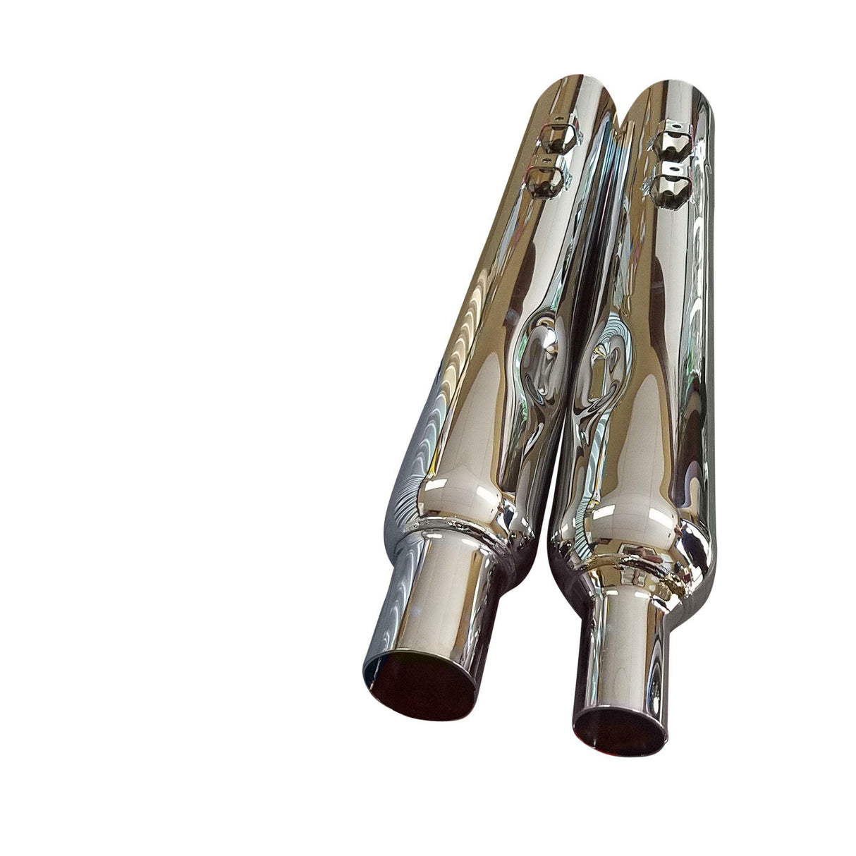 2017-2020 Harley Davidson Full Boar 4 Angle Cut Slip On Muffler 1.75 Baffle Jones Exhaust 2 inch