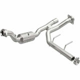 MagnaFlow direct-fit catalytic converter for 2017-2018 Ford F-150 3.5 inch inlet/outlet stainless steel CARB compliant OBDII 52592