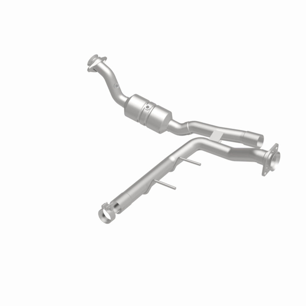 MagnaFlow direct-fit catalytic converter for 2017-2018 Ford F-150 3.5 inch inlet/outlet stainless steel CARB compliant OBDII 52592