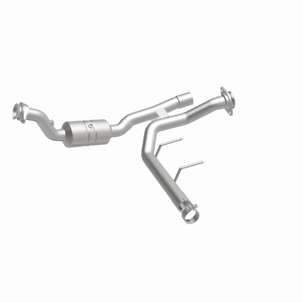 MagnaFlow direct-fit catalytic converter for 2017-2018 Ford F-150 3.5 inch inlet/outlet stainless steel CARB compliant OBDII 52592