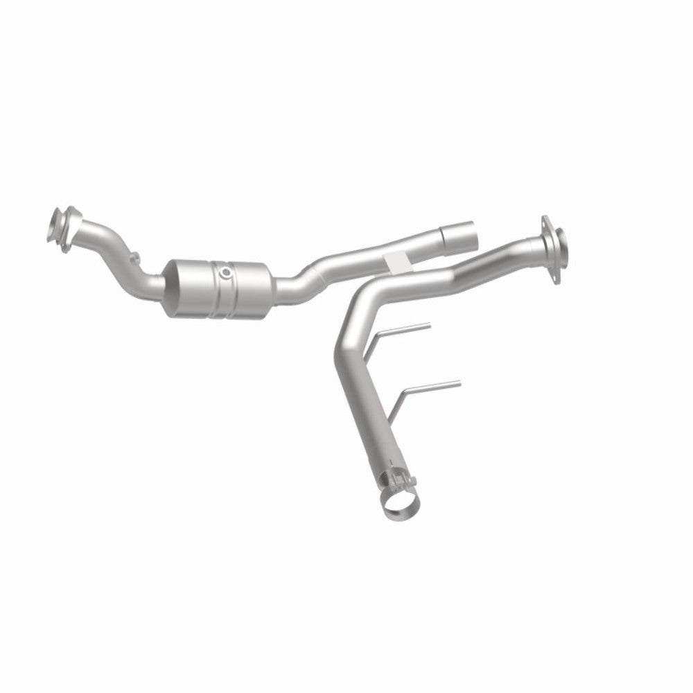 MagnaFlow direct-fit catalytic converter for 2017-2018 Ford F-150 3.5 inch inlet/outlet stainless steel CARB compliant OBDII 52592