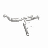 MagnaFlow direct-fit catalytic converter for 2017-2018 Ford F-150 3.5 inch inlet/outlet stainless steel CARB compliant OBDII 52592