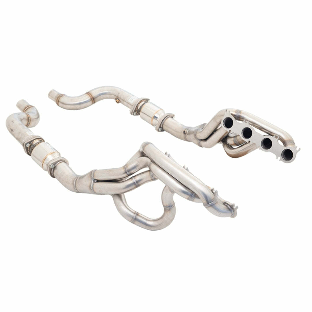 2018-2019 Ford Mustang GT 17/8 Header kit High Flow Metallic Cats-H2-FM18-KITB
