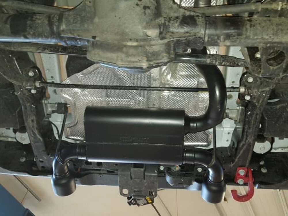 t 2018-2020 Jeep Wrangler JL Cat-back Exhaust System Flowmaster American Thunder 8 Flowmaster