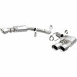 MagnaFlow axle-back exhaust system for 2018-2021 Ford Mustang stainless steel polished 19418