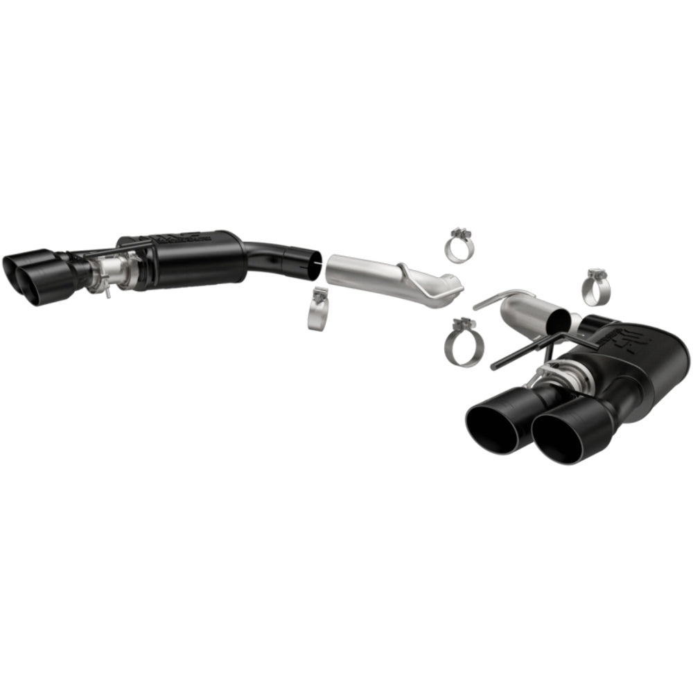 t 2018-2021 Ford Mustang System Competition Axle-Back Black 19419 Magnaflow MagnaFlow Exhaust Products