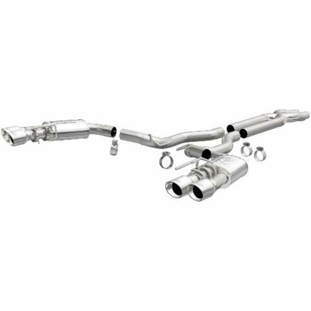 MagnaFlow cat-back exhaust system for 2018-2021 Ford Mustang stainless steel polished 19368