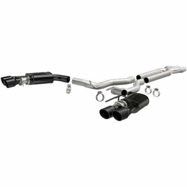 MagnaFlow cat-back exhaust system for 2018-2023 Ford Mustang stainless steel black 19369
