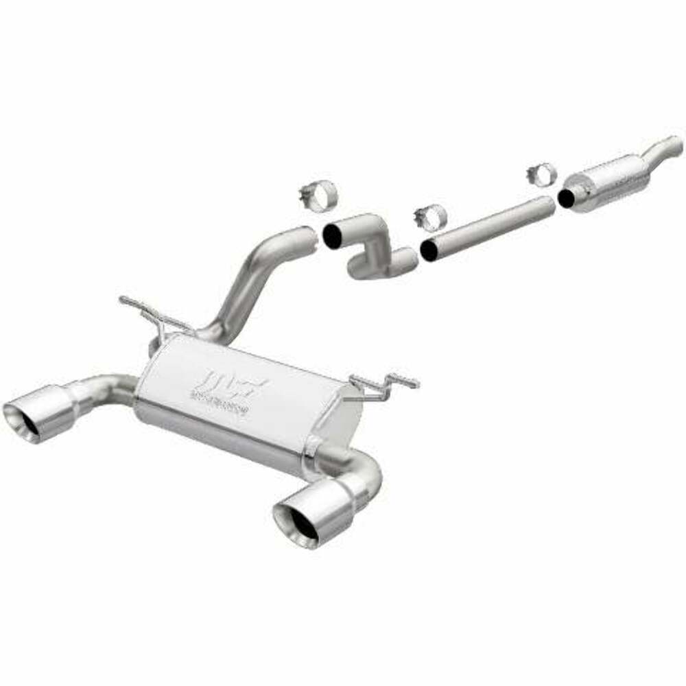 MagnaFlow cat-back exhaust system for 2018-2021 Jeep Wrangler stainless steel polished 19438