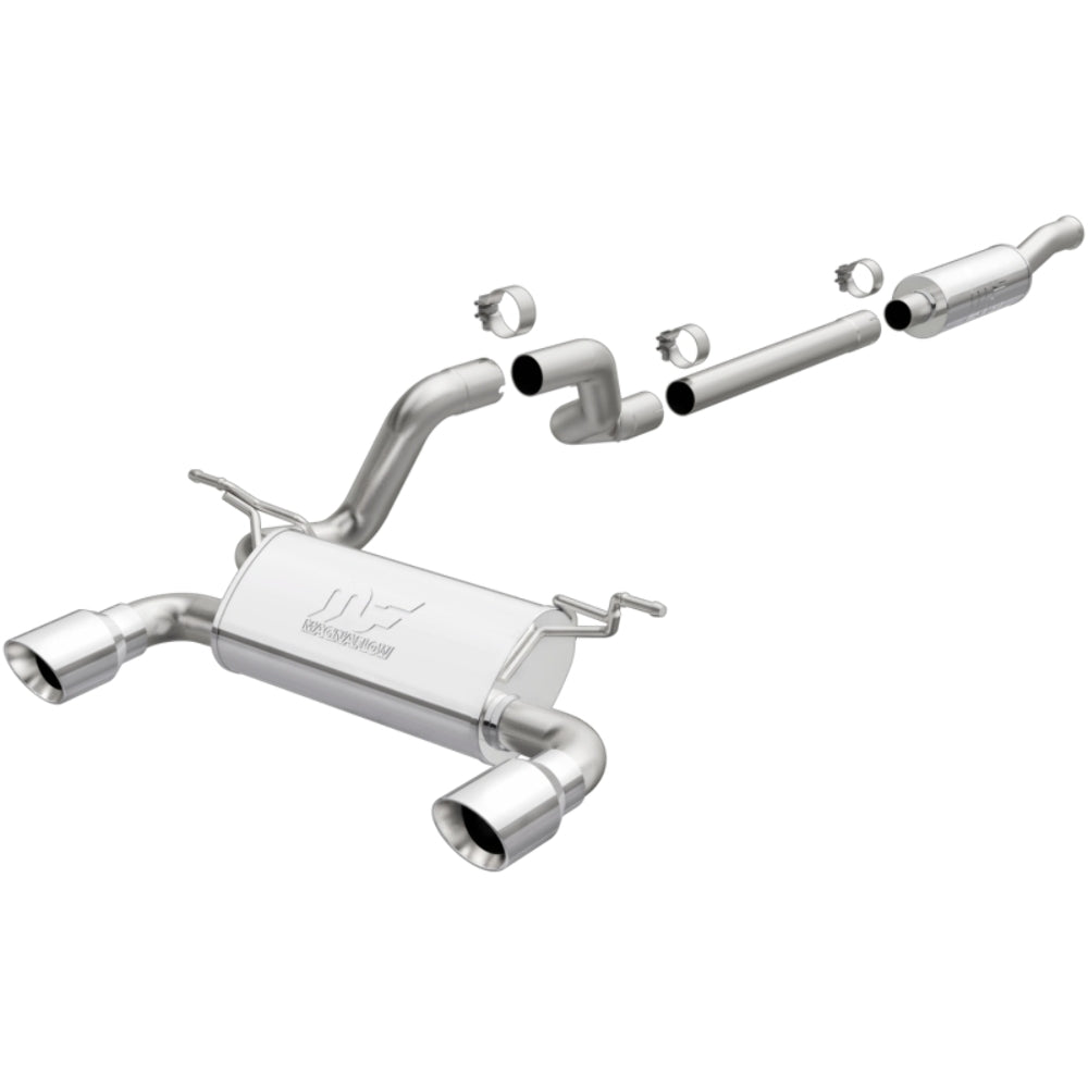 MagnaFlow cat-back exhaust system for 2018-2021 Jeep Wrangler stainless steel polished 19438