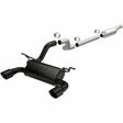 t 2018-2021 Jeep Wrangler System Street Cat-Back Black 19437 Magnaflow MagnaFlow Exhaust Products