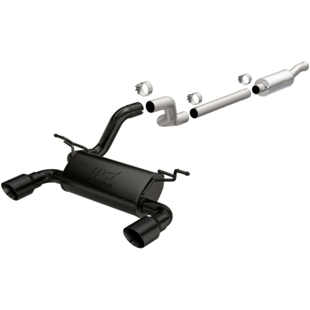 t 2018-2021 Jeep Wrangler System Street Cat-Back Black 19437 Magnaflow MagnaFlow Exhaust Products