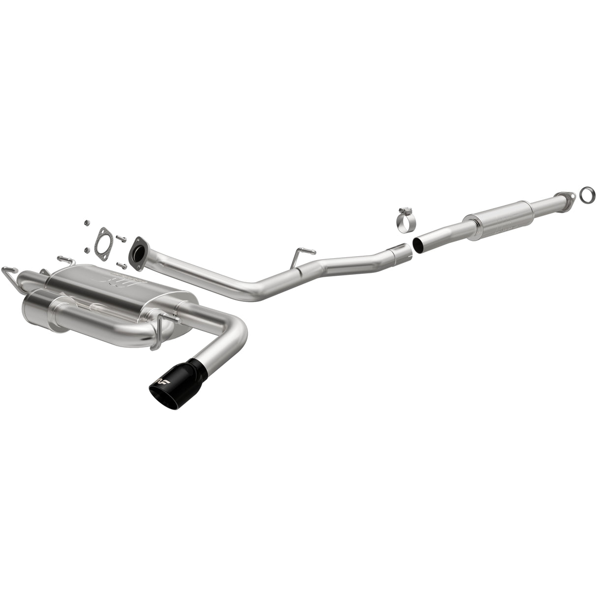 t 2018-2023 Subaru Crosstrek Black Chrome Cat-Back Exhaust System 19676 MagnaFlow Exhaust Products