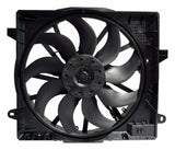 2018-2025 Jeep Wrangler JL w/2.0L Engine Cooling Fan Module 68272755AD-CRN black