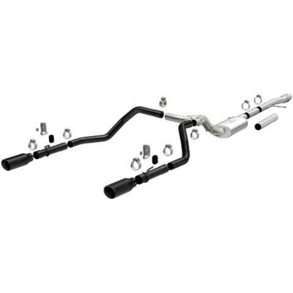 MagnaFlow cat-back exhaust system for 2019-2021 Chevy Silverado 1500 stainless steel black 19472
